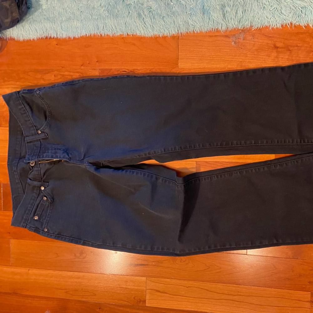 Levi’s Womens black wide leg jeans